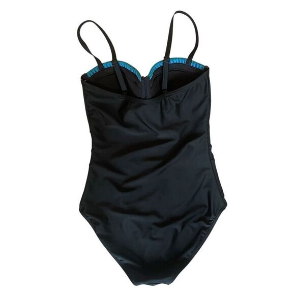 New Seekers Australia One Piece Black Swimsuit Women’s Sz 6 Small Full Piece - Picture 4 of 4